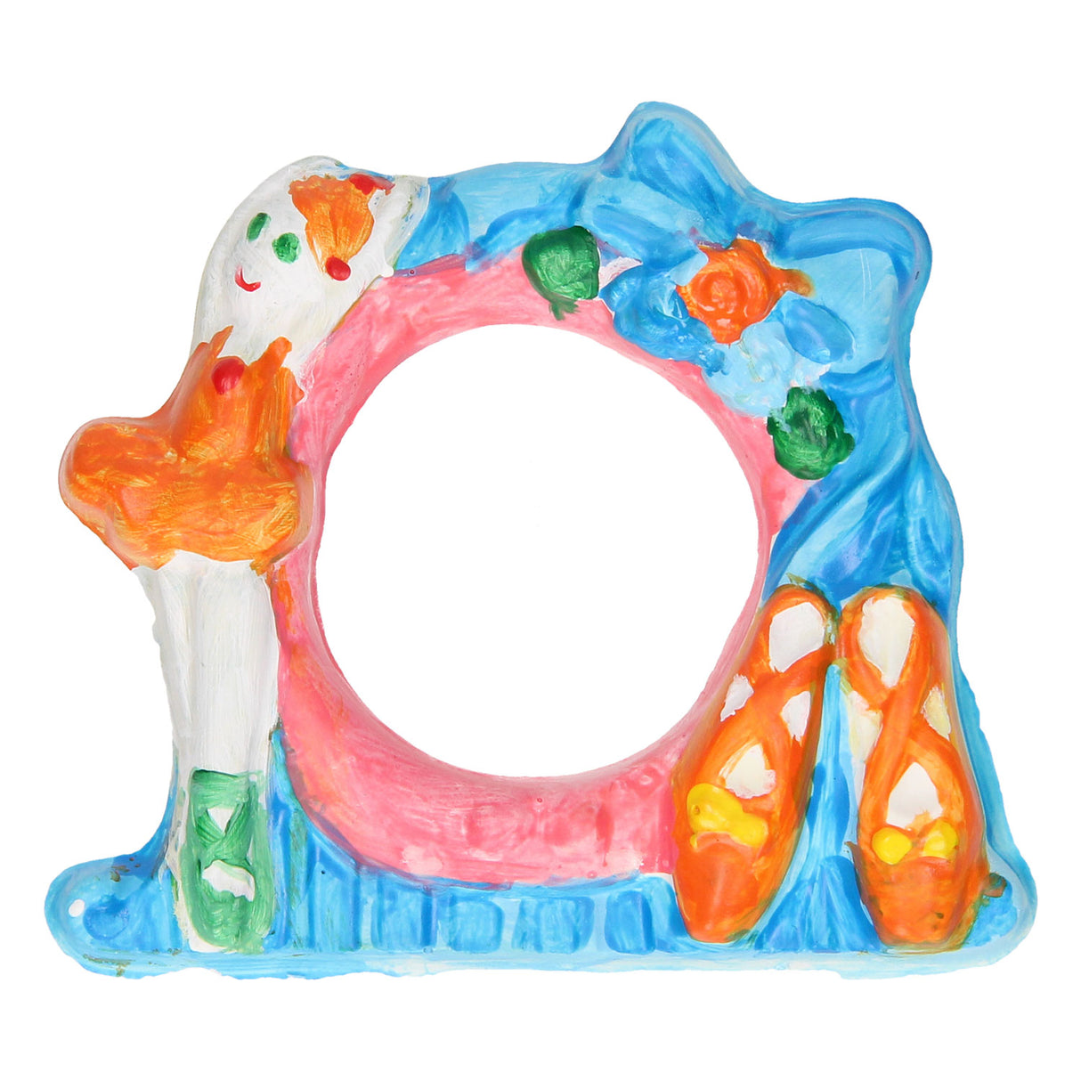 Plaster Casting Photo Frame Girl