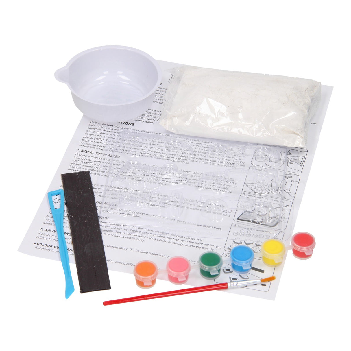 Plaster casting magnets - cars