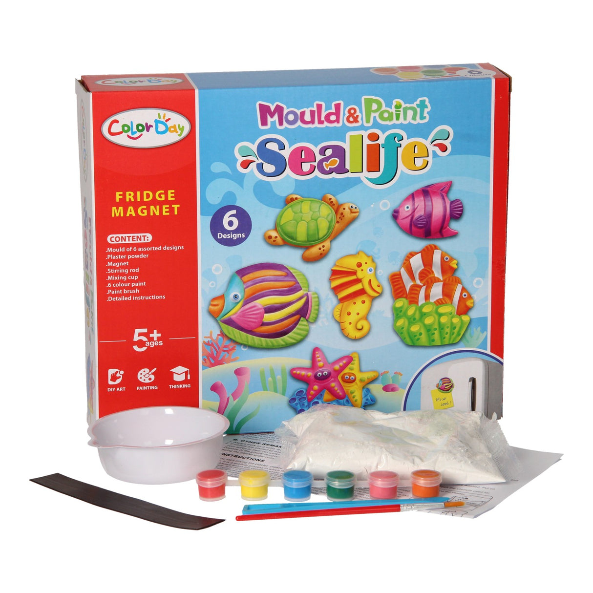 Магнити за гипсова отливка - подводен свят