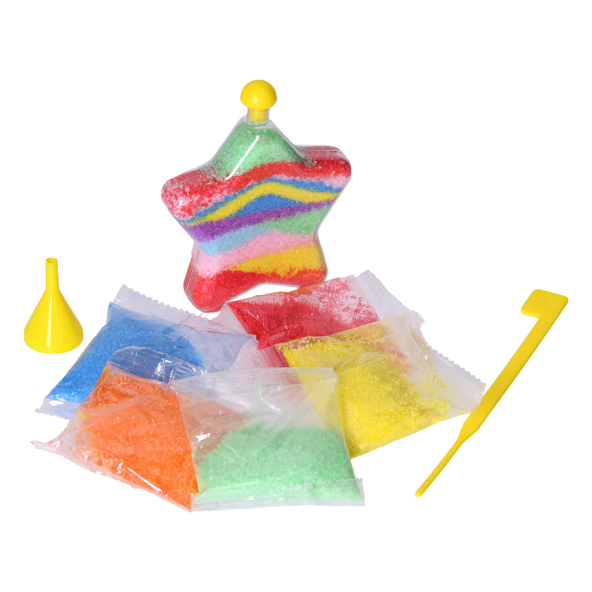 Sand art glow in the dark