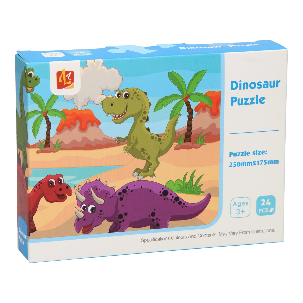 Puzzle Dinosaurier, 24-tlg.