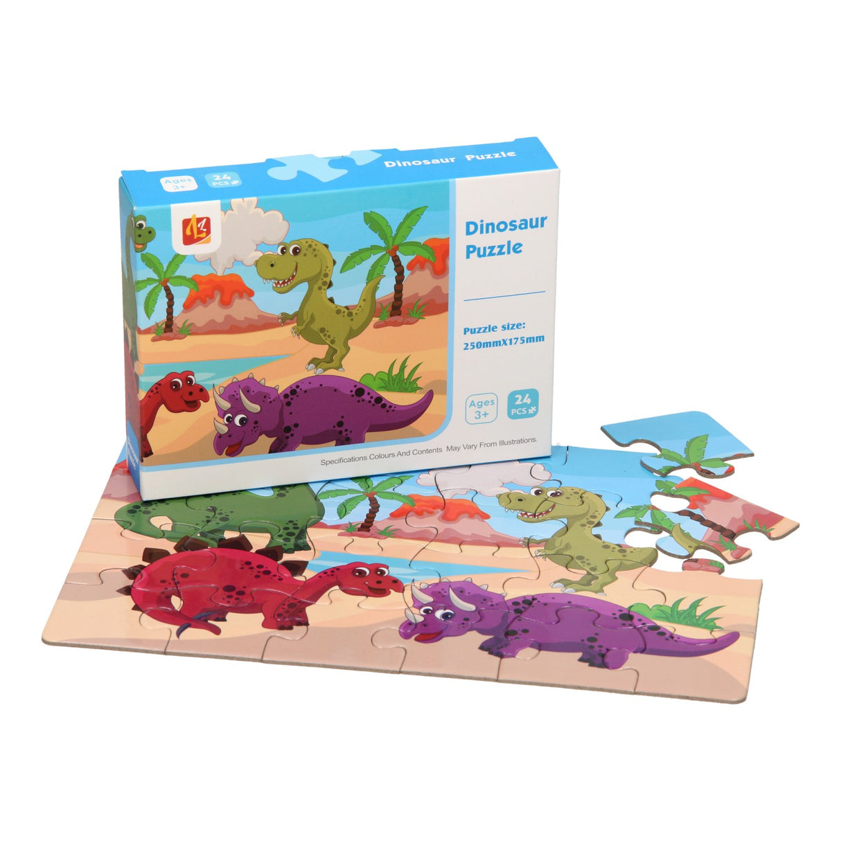 Puzzle dinosauři, 24 ks.