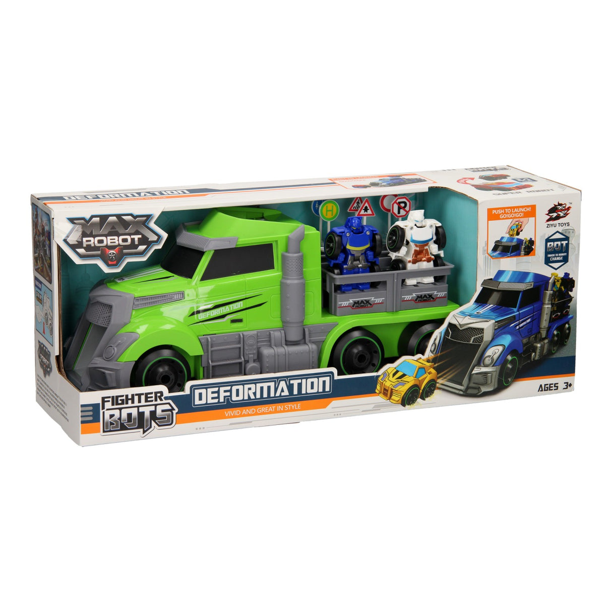 Max robot Max Robot Transformation Set Mega Green