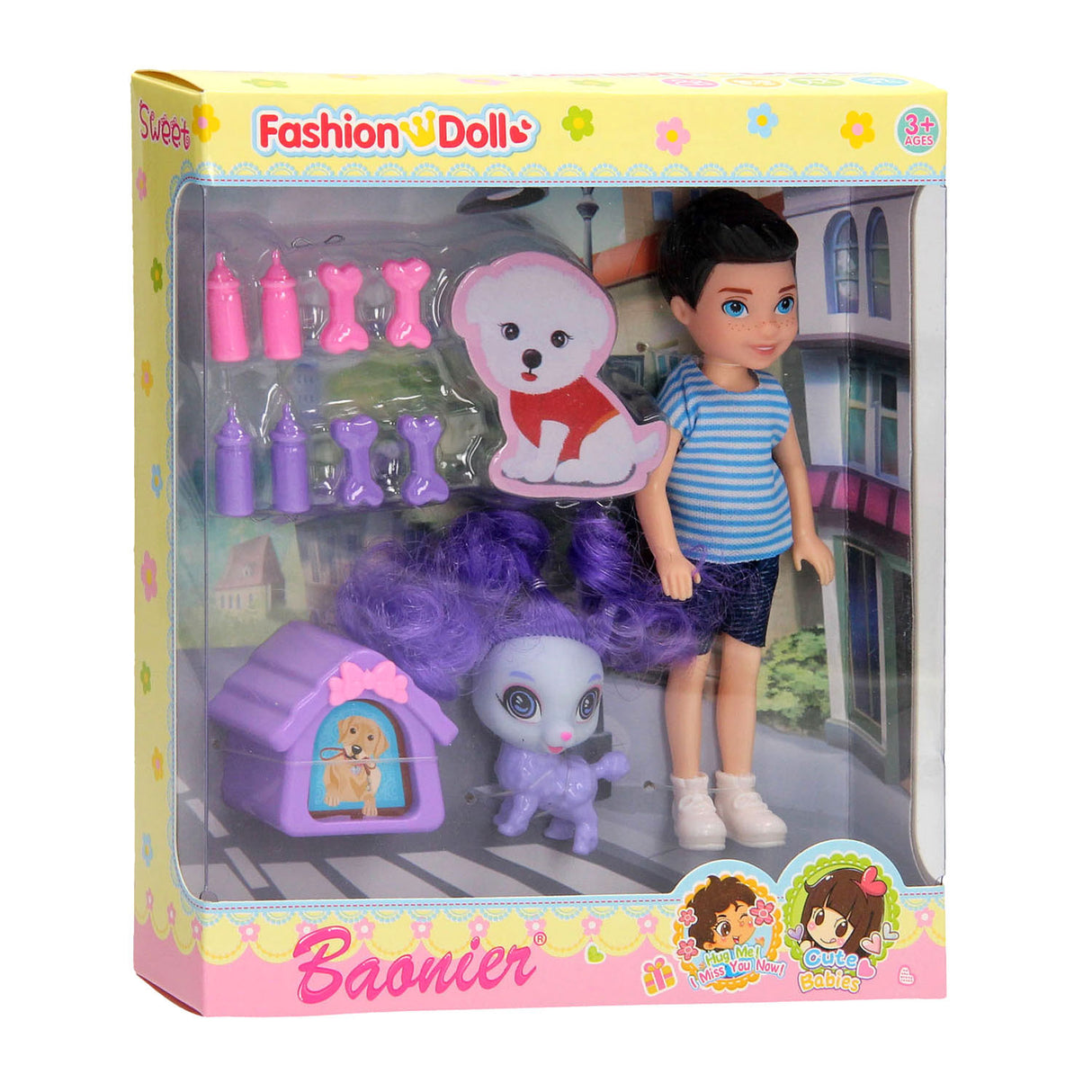 Dolls Play Set with Pet