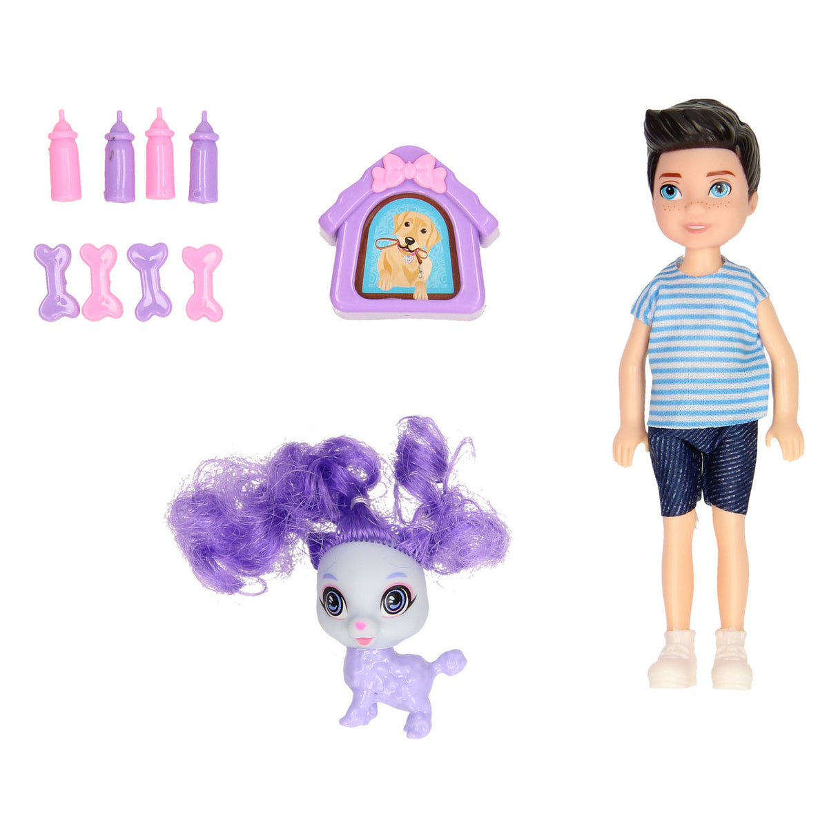 Dolls Play Set with Pet