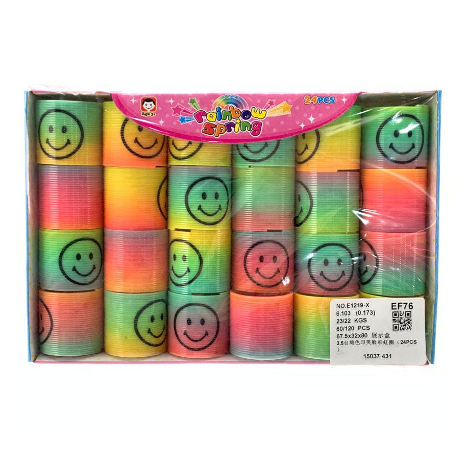 Stair spring smiley face, 24 pcs.