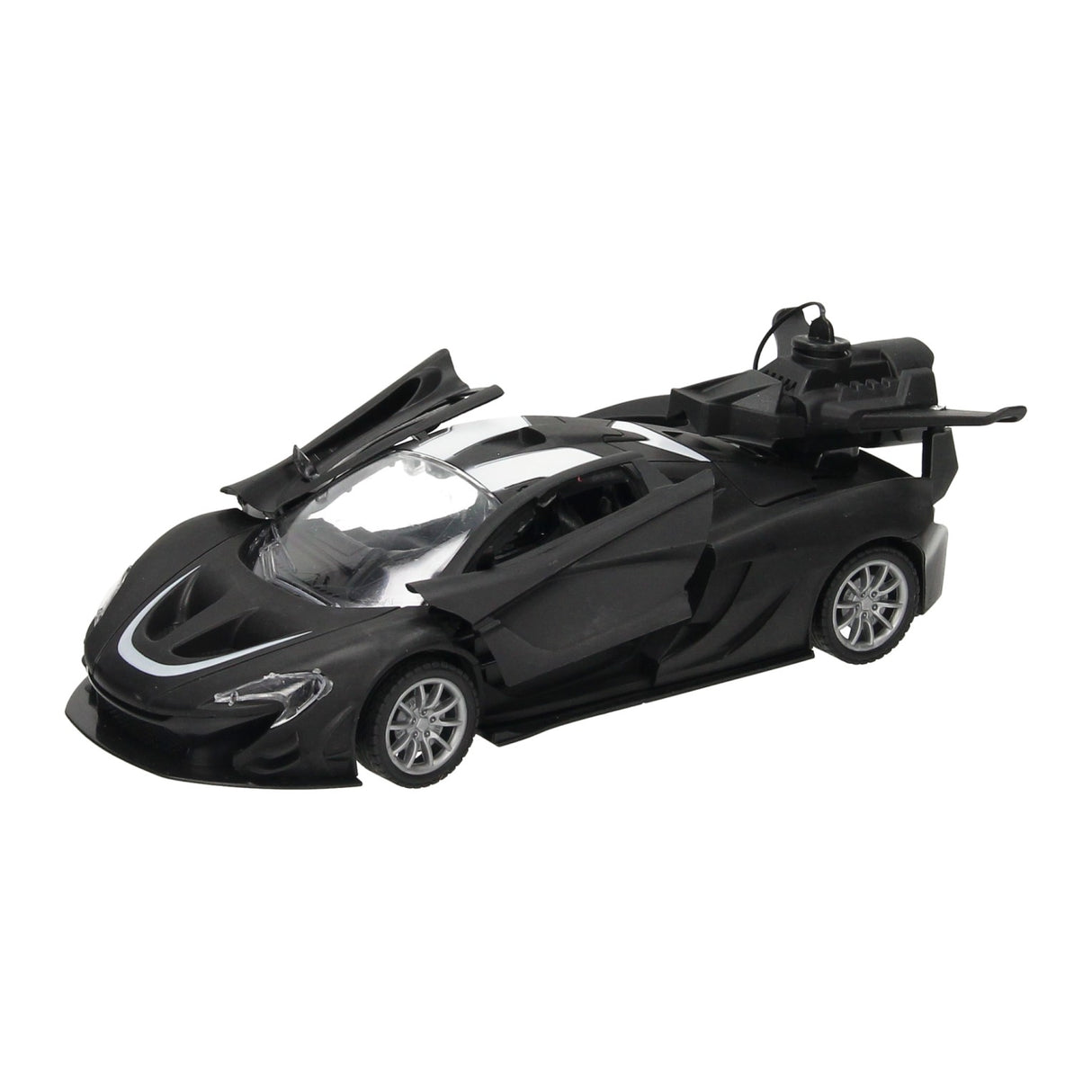 RC sports car with steam function black