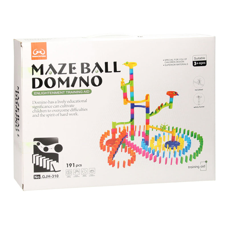 Marble track domino set, 191 pcs.