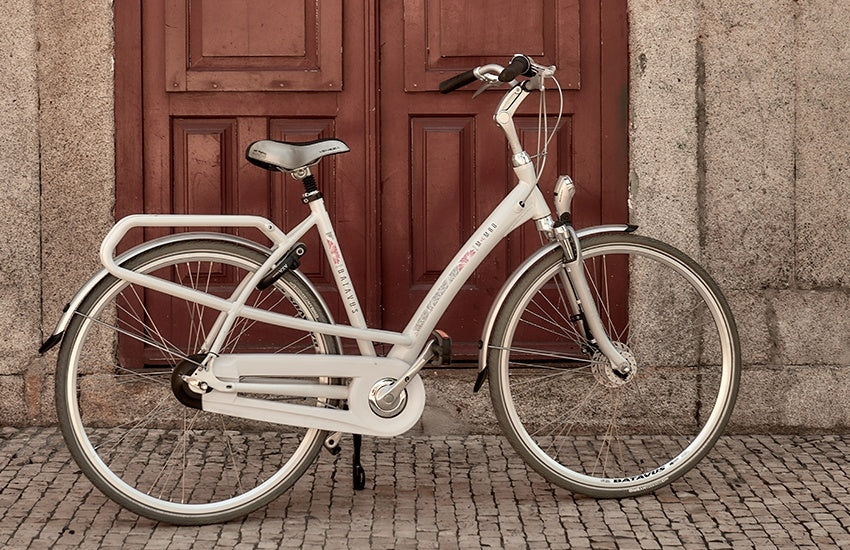 Polisport Fender Set Towny 28 tommer 46 mm sølv