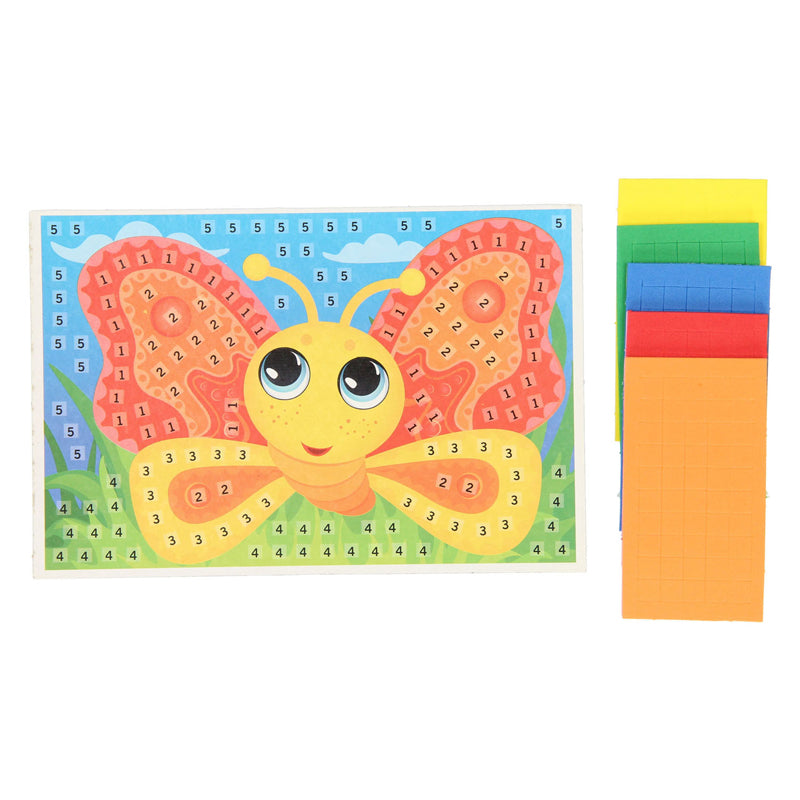 Mozaikinio drugelio gamyba