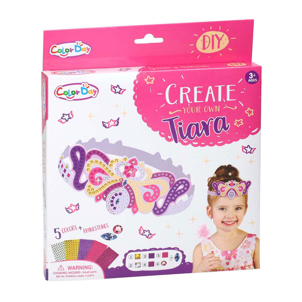 Making a mosaic tiara