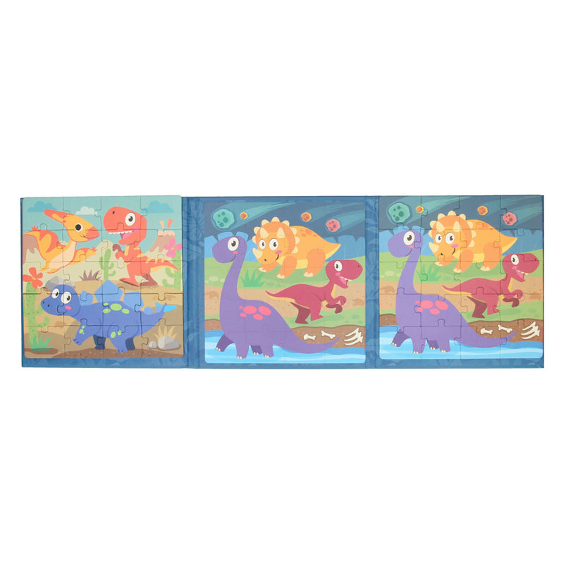 Magnetic puzzle book dino