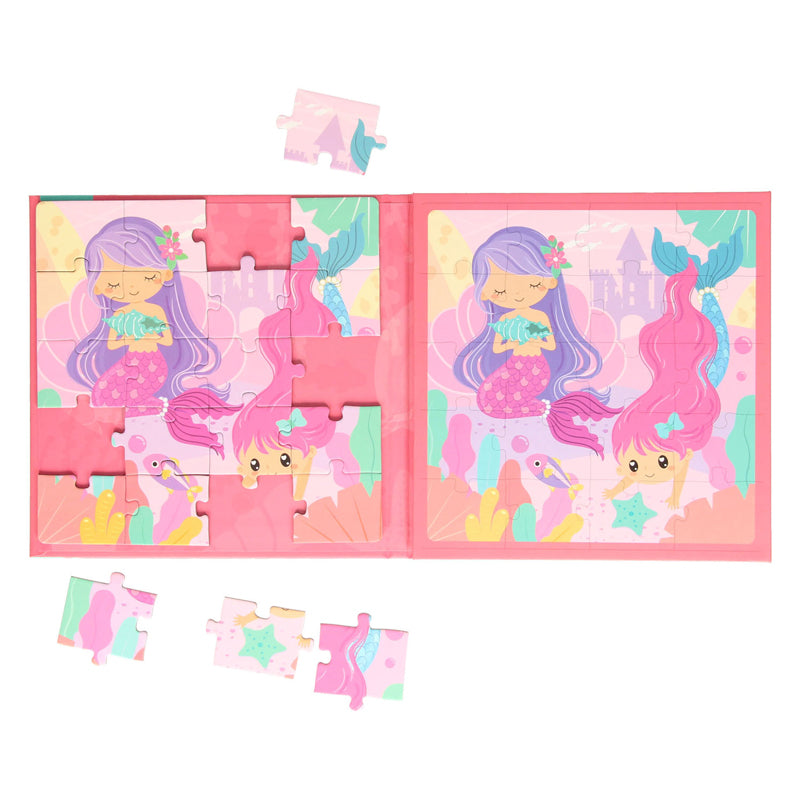 Magnetic puzzle book mermaid