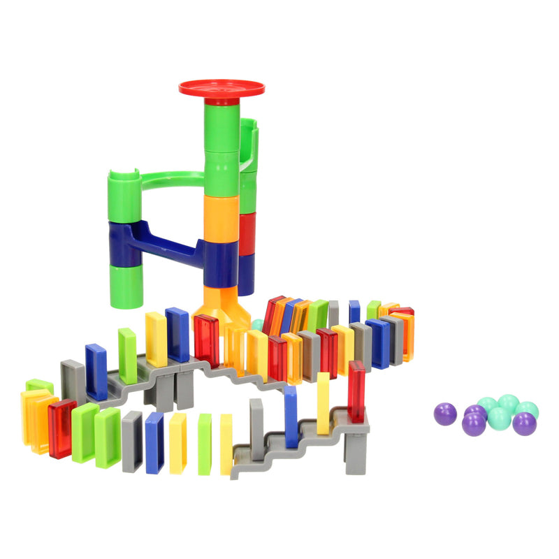 Knikkerbaan met domino, 66dlg.