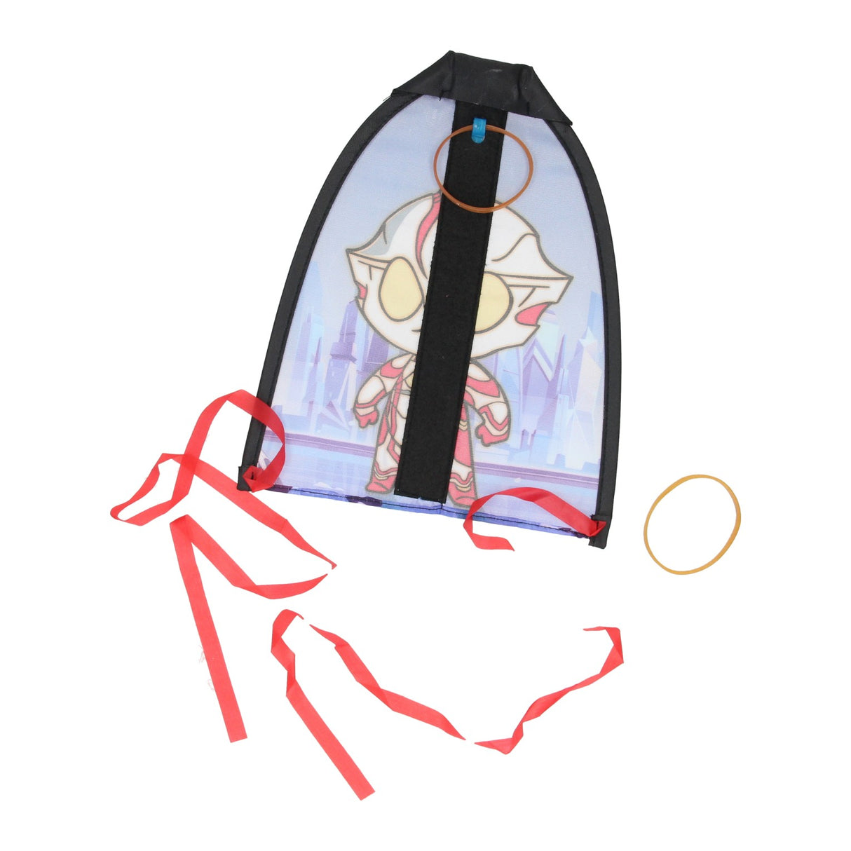 Finger catapult kite superhero