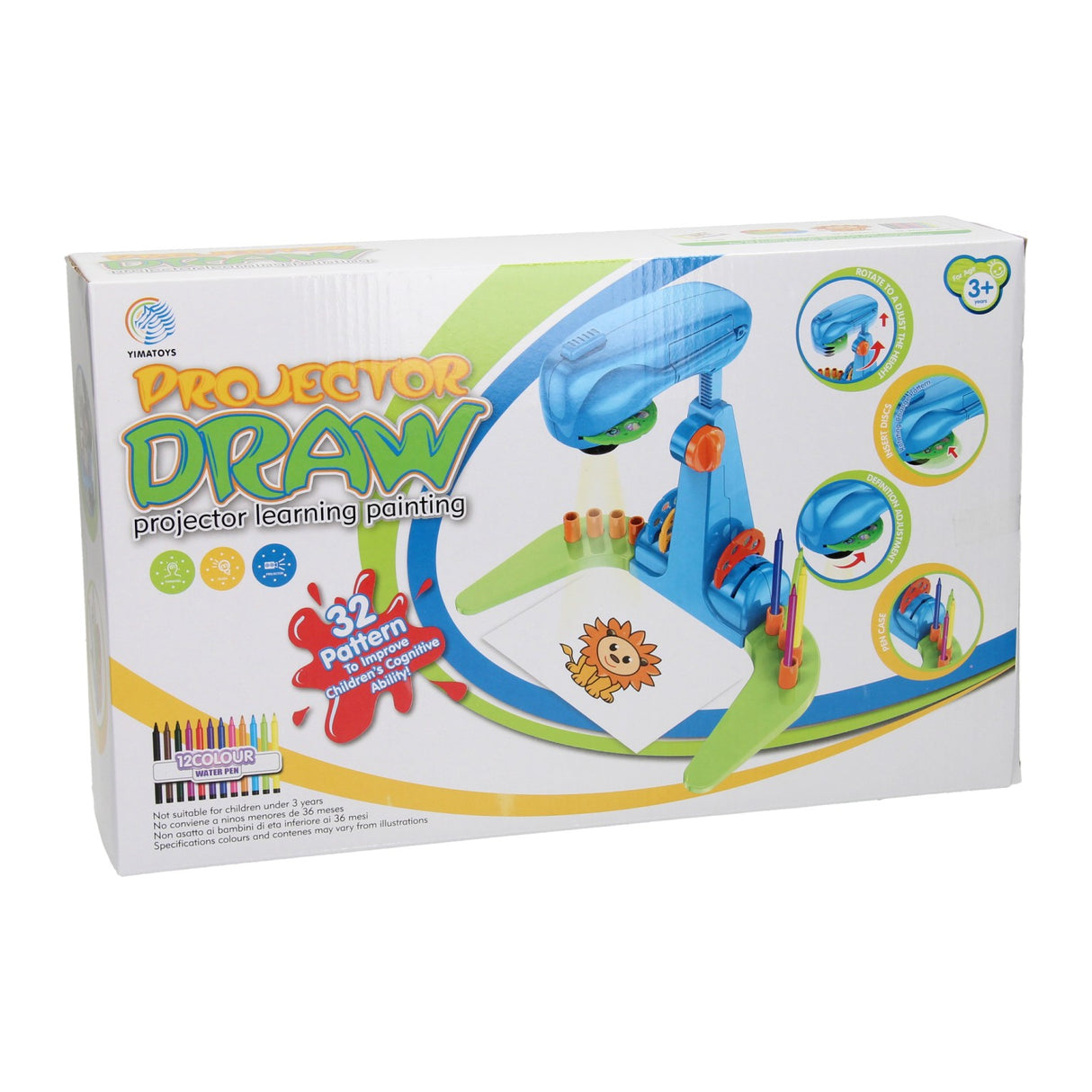 Tekenprojector leer tekenen, 26dlg.