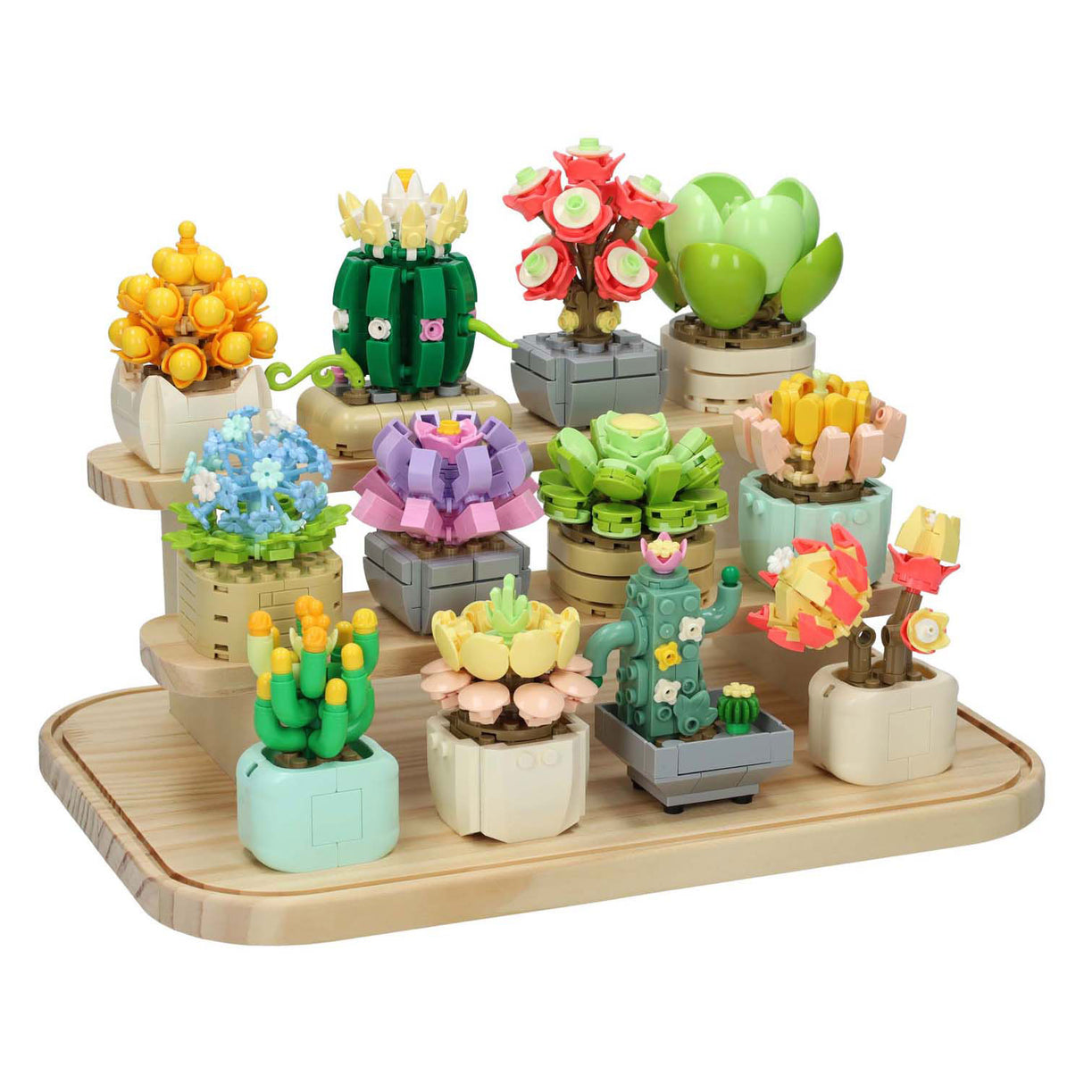 Flower display construction kit