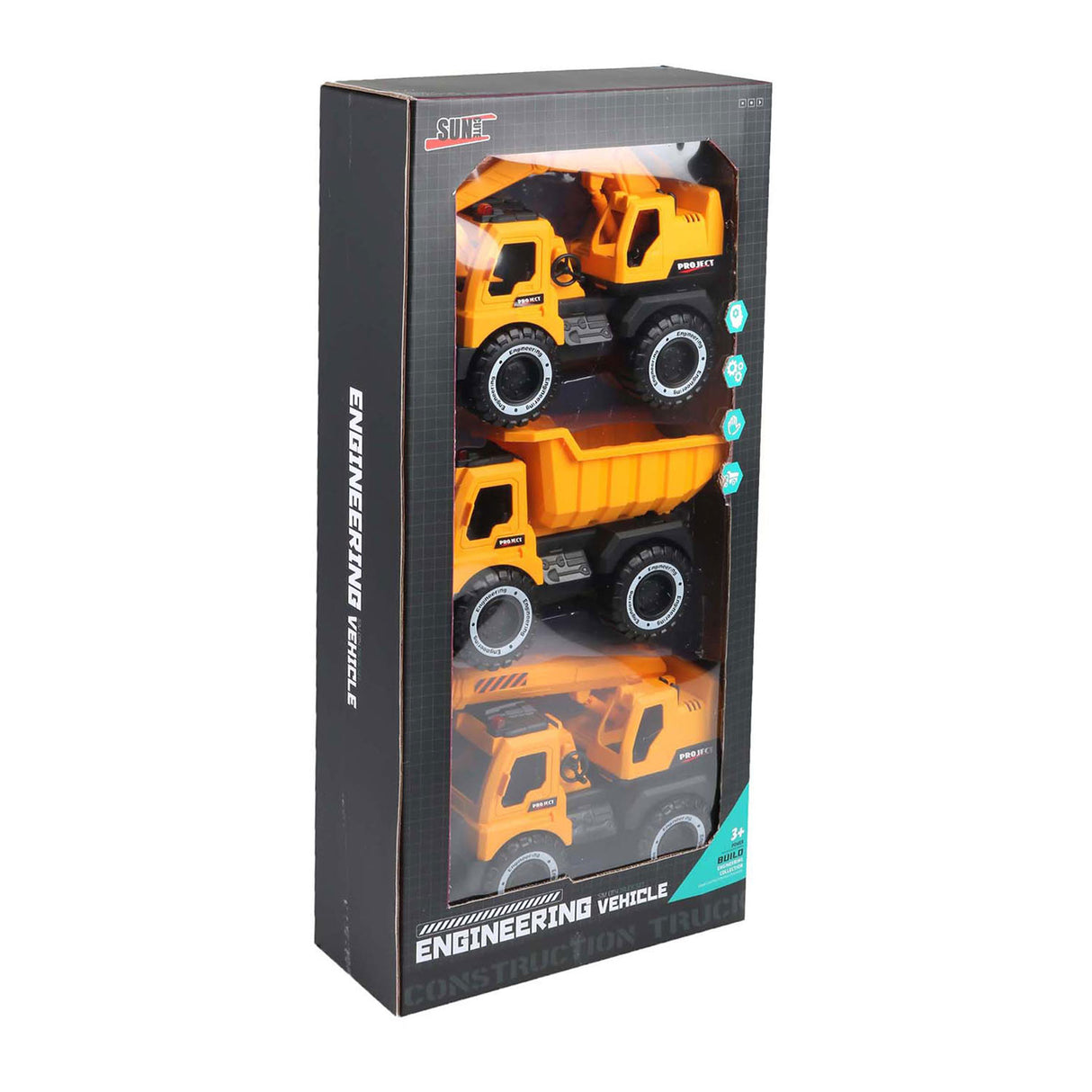 Construction vehicles - 3 pcs