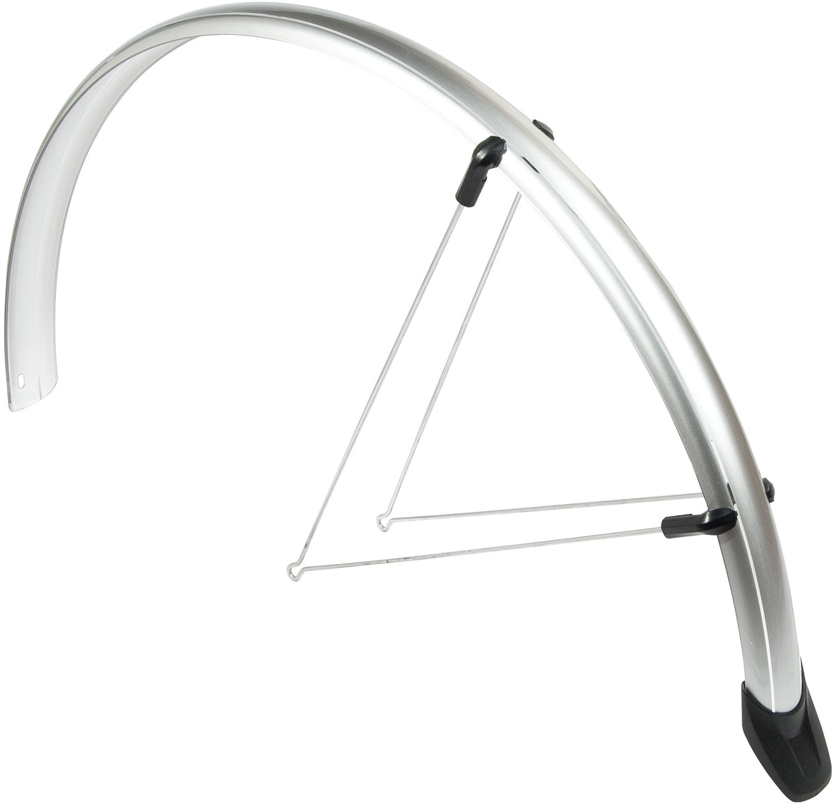 Rapido 28 inch 46 mm plastic mudguard set, silver