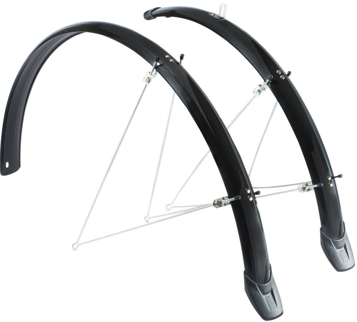 Eurofender Elegance mudguard set 28 x 46 mm - black