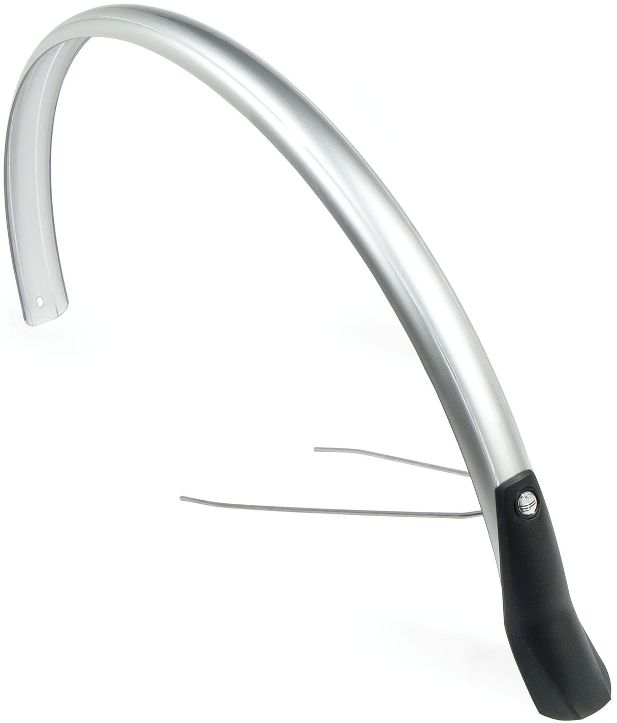 Snello 28 inch 46 mm plastic mudguard set silver