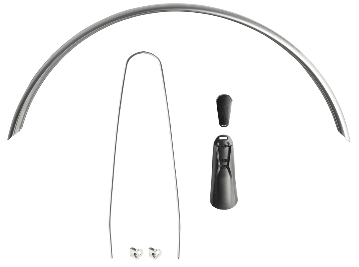 Eurofender fast rear fender 46mm - 28 inch smoke titanium