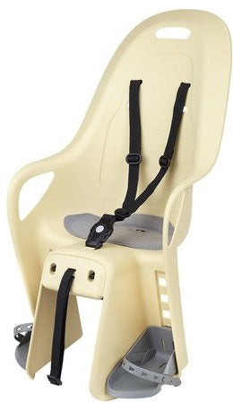 Polisport rear child seat CFS - carrier mounting - yellow gray