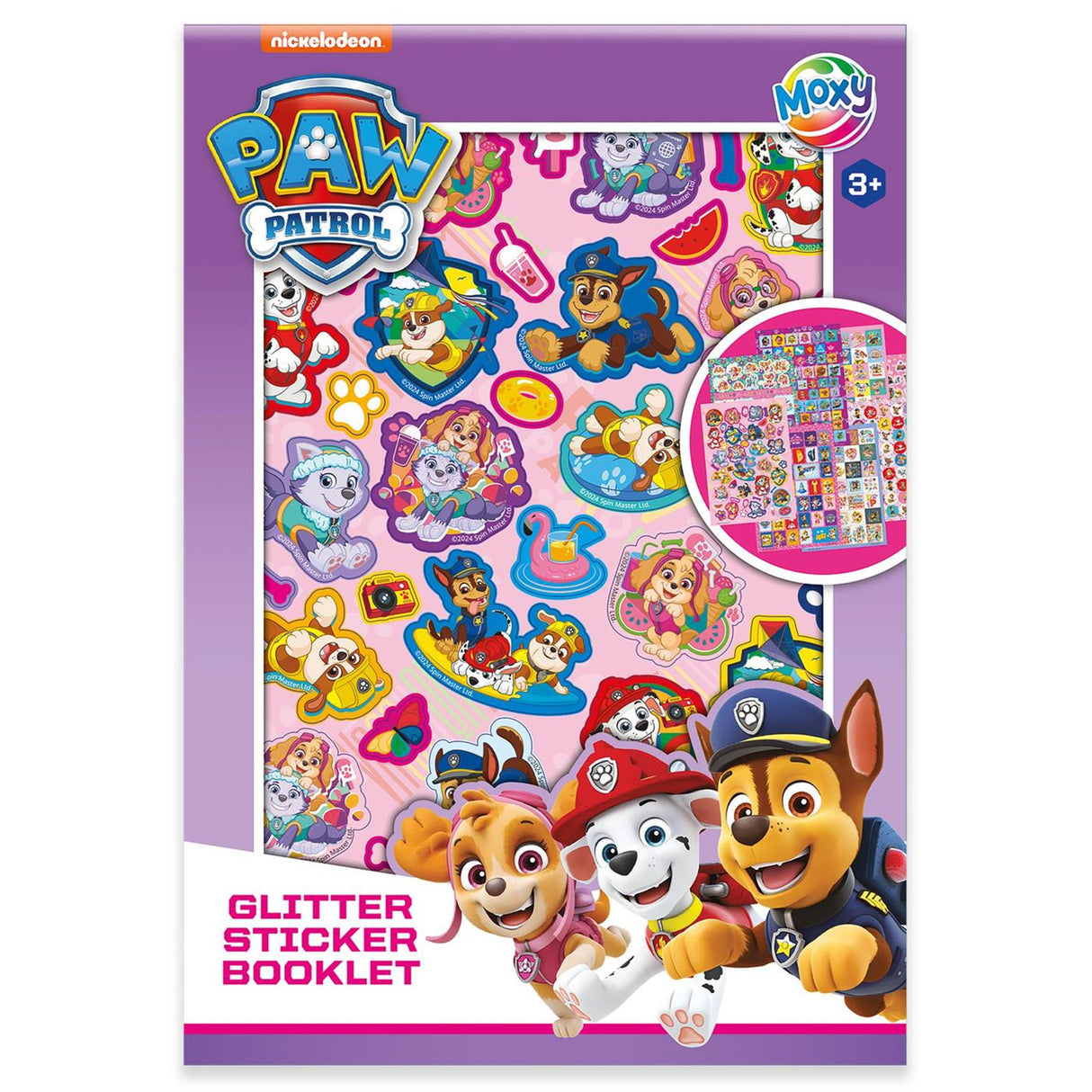 Creative craft group glitter sticker book a5 - paw patrol