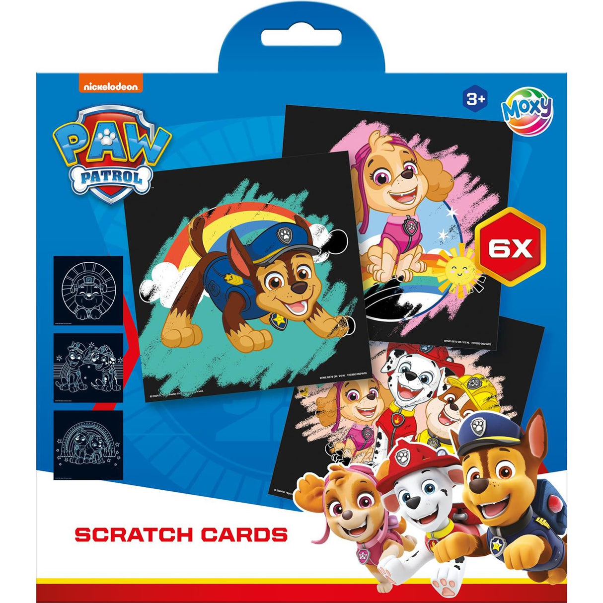 Creative craft group scratch cards paw patrol set, 7 pcs.