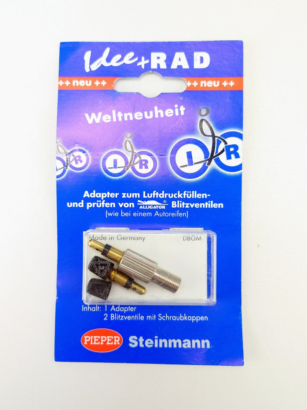 Valve hv with adapter for car valve