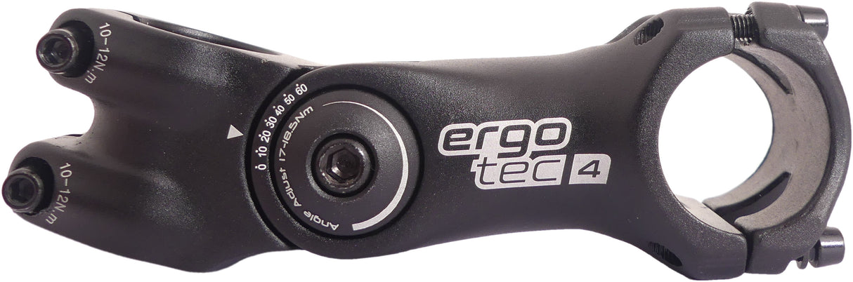 Stem Adjustable Ergotec Octopus 2 A-Head 31.8 Black