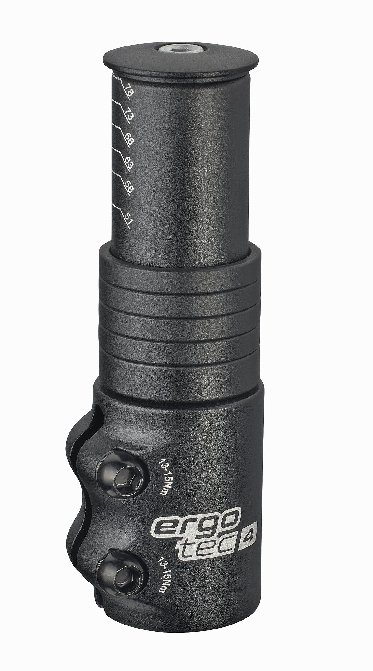 Ergotec Ahead 3-1-1 8 AL6061 T6 Stem Extension - Black Sandblasted