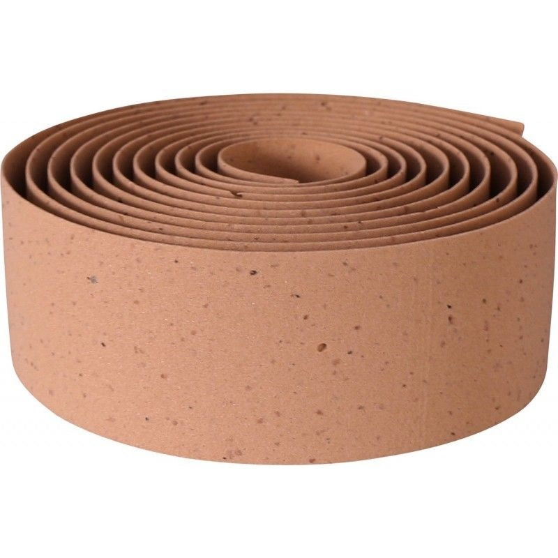 Velox Handlebar Tape Cork Vintage Brown - 1.75m x 30mm - Elastic and Cushioning
