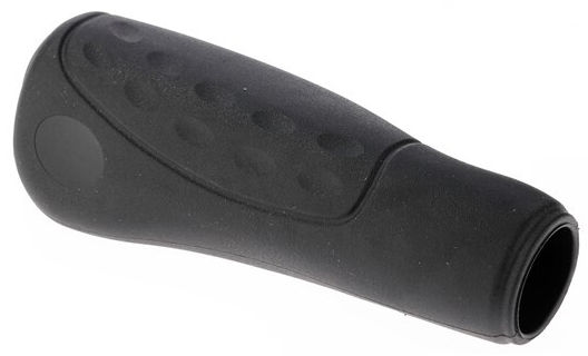 Westphal Griff #436 Ellipse Softgrip 122mm ø23mm - schwarz (1 Stück)