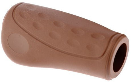 Manico Westphal #436 ellissi soft grip 92mm ø23mm - marrone (1 pezzo)