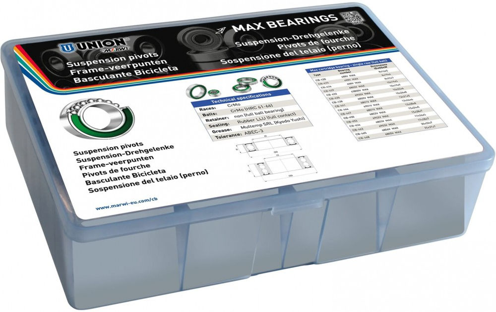 Marwi Union Assortiment Box Roulements Suspension Pivot