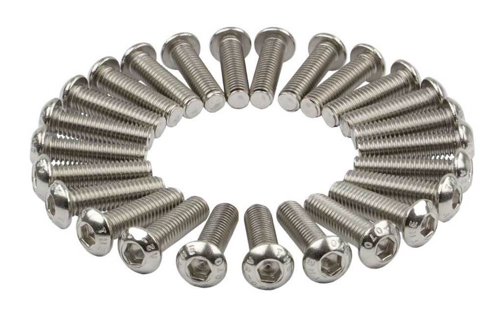 Anp bolt m6x22 hexagon socket stainless steel iso7380-1 a2-070 ds a 25