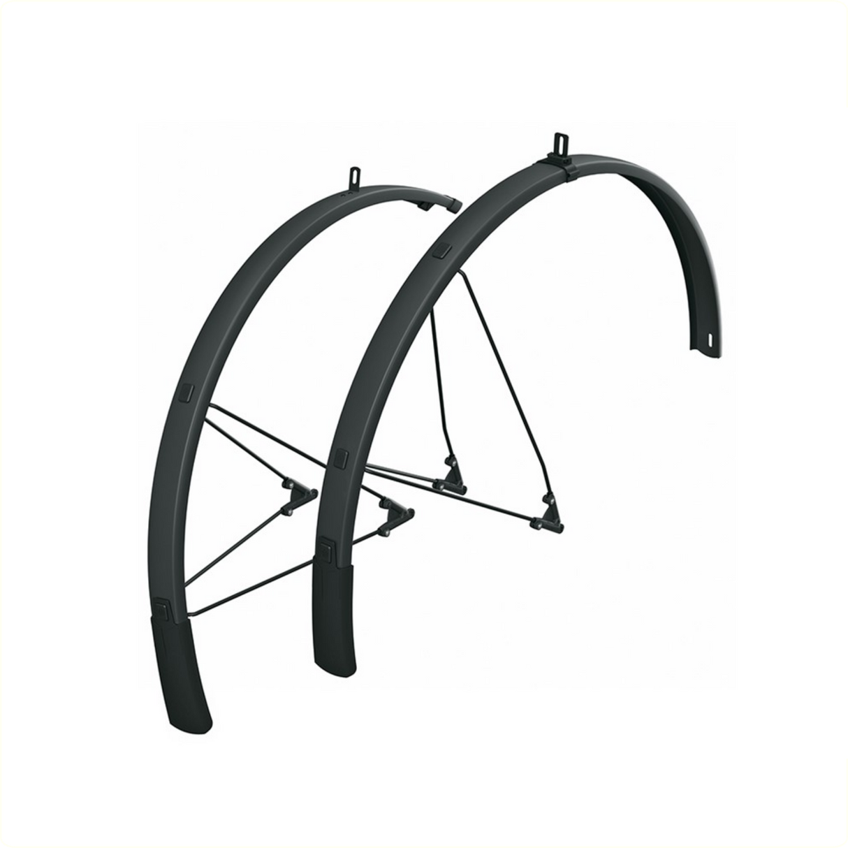 SKS Fender Set Bluemels Stil 28 46mm schwarz