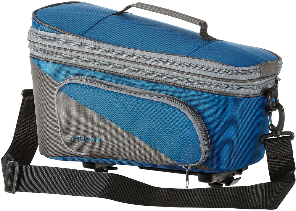 Racktime luggage carrier bag talis plus 2.0 trunk bag talis plus 2.0 ber.blue st.grey