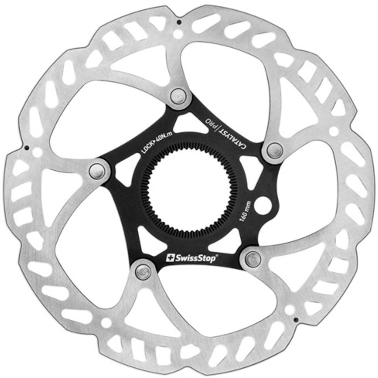 Swissstop - bremseskive katalysator pro centerlock 160mm
