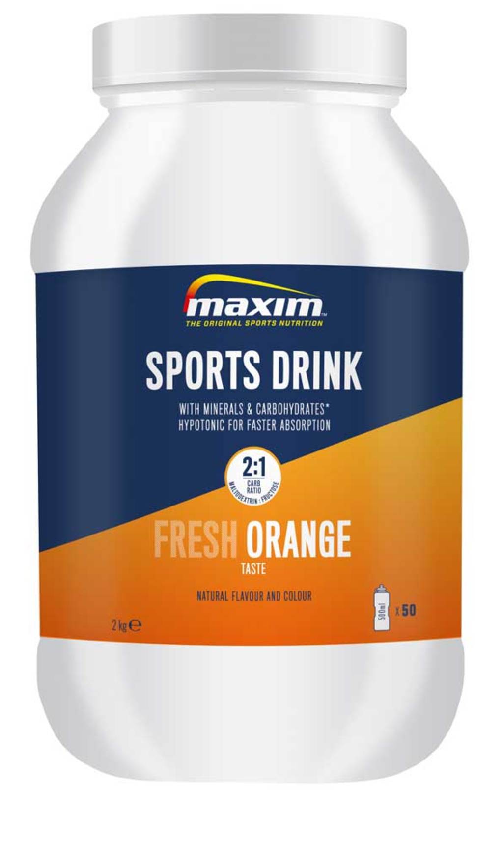 Bebida deportiva Maxim naranja fresca 2kg