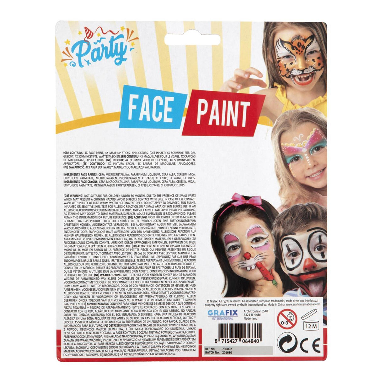 Grafix sminkkészlet 10 részes