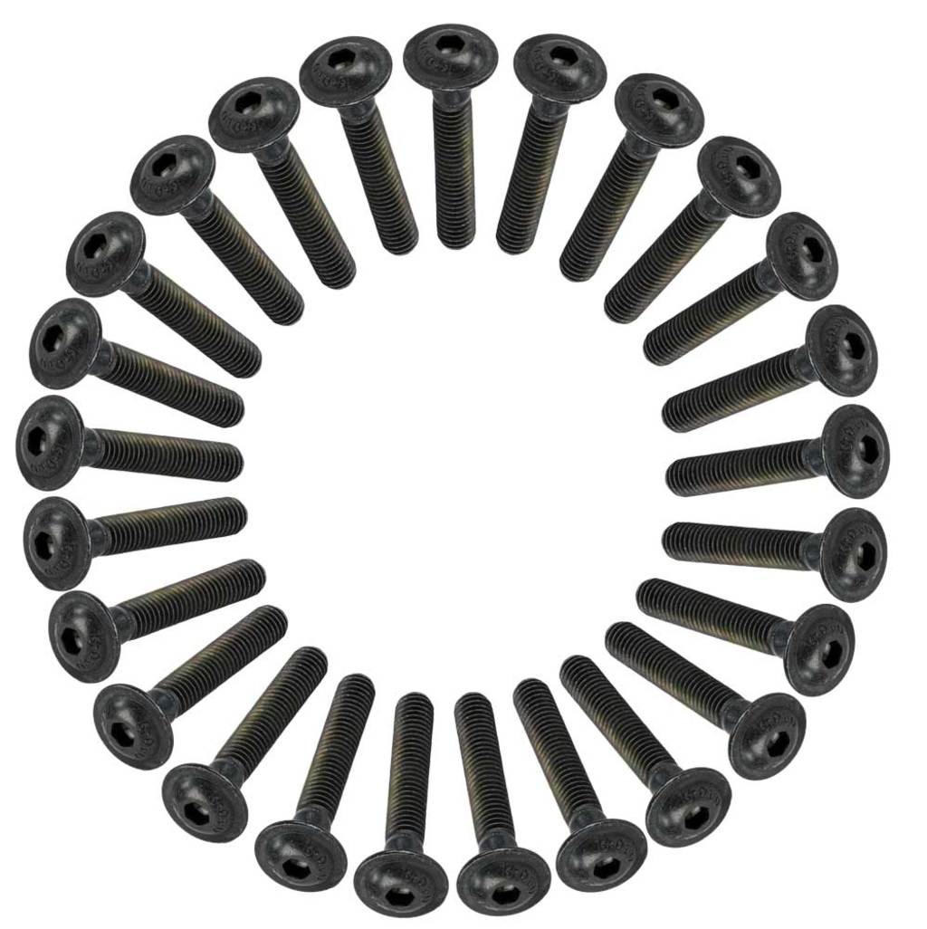 Bolt m5x30 hexagon socket iso7380-2 10.9 zinc zw ds a 25