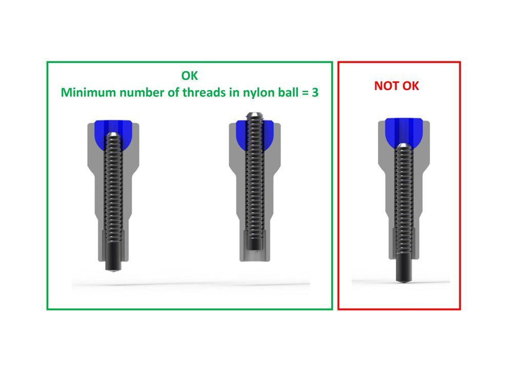 Alpina Spada Nippelen mat Ronn Head 14. 15.0MM 4 FG 2.3 ABX ABS SILM (144 Stécker)