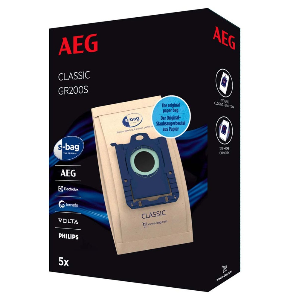 Aeg aeg 9001684787 gr200s s-bag reg; 5 sacs d'aspirateur