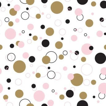 Duni napkins splashin dots 3-layer 33x33