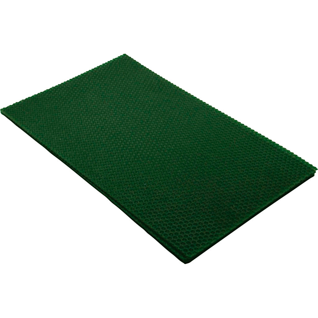 Beeswax sheets, size 20x33 cm, thickness 2 mm, green, 1 piece