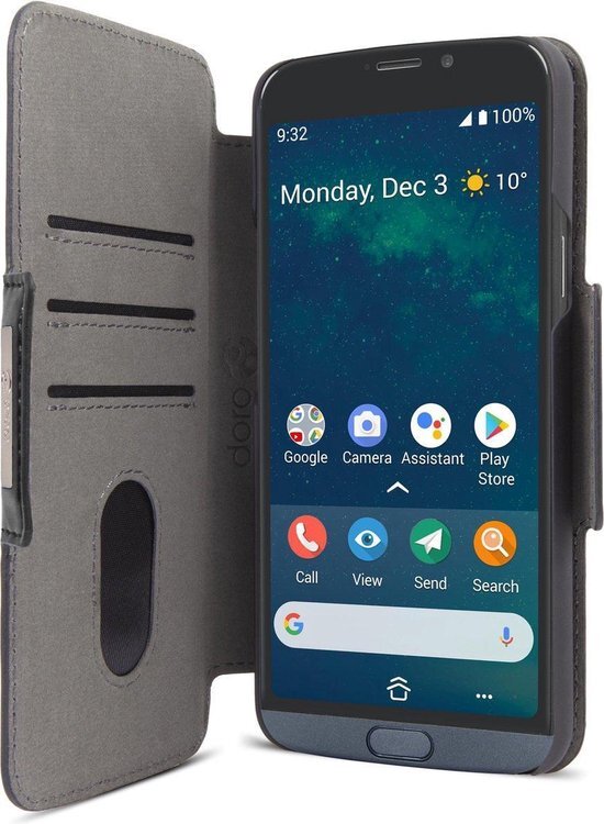 DORO 8050 Case de billetera Negro