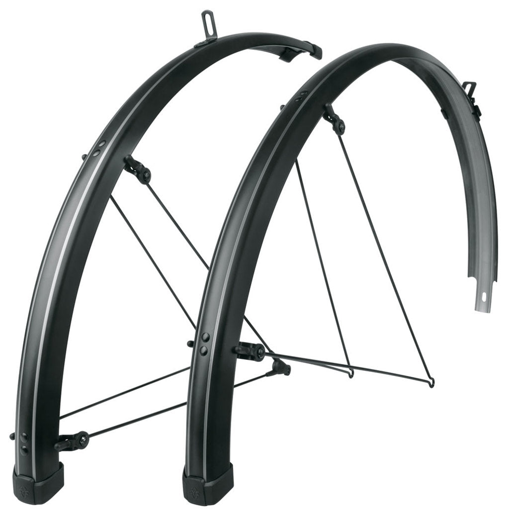 Sks bleumels stripes 45mm mudguard set, black