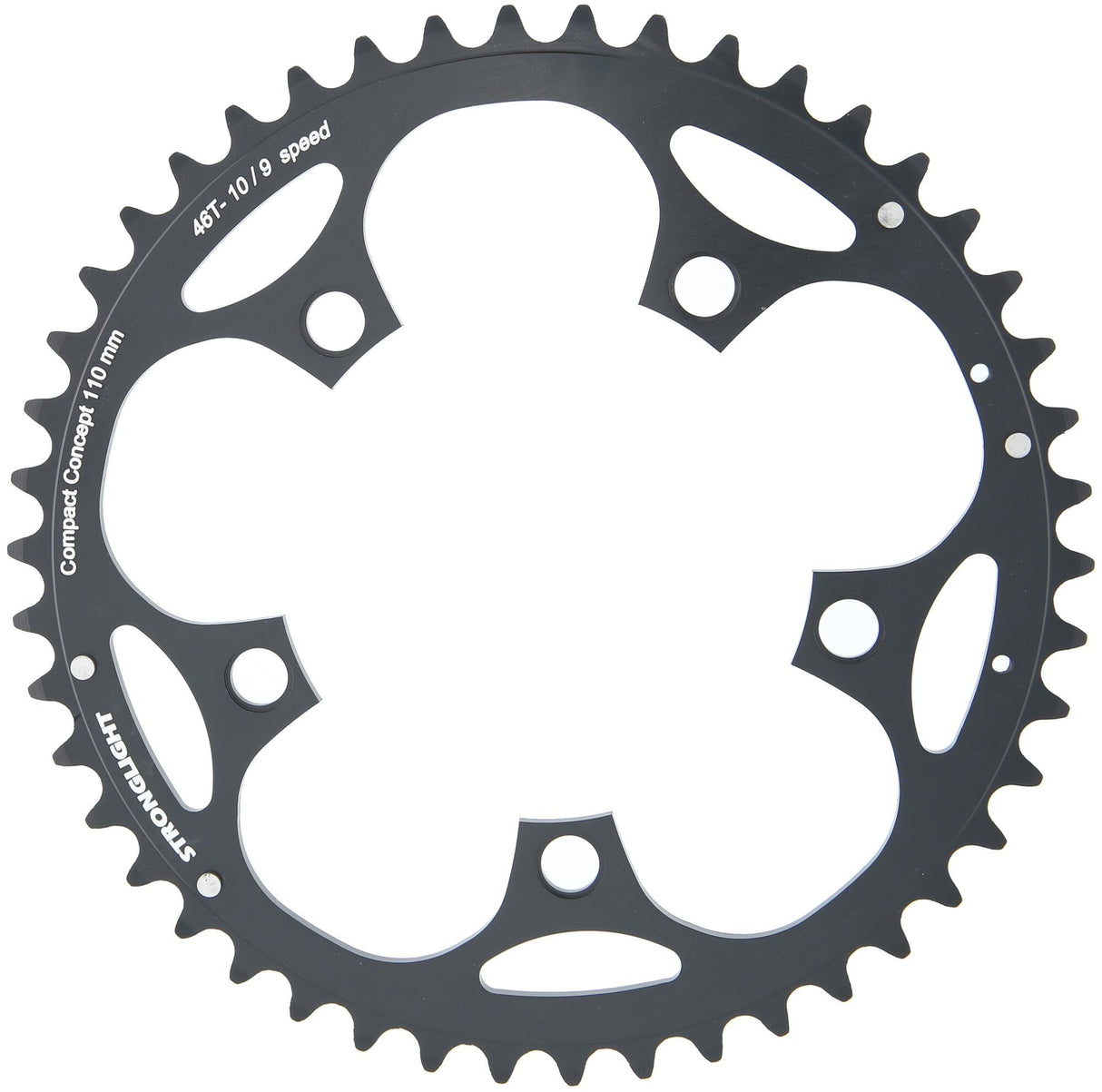 Stronglight chainring chain ring strongl. cd110mm 46t b